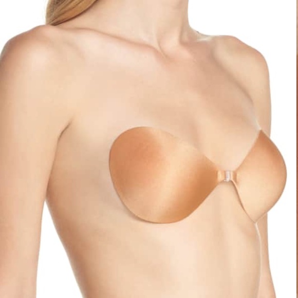 NuBra Seamless Push-Up Backless Stick-On Bra - Picture 1 of 7